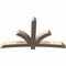 Ekena Millwork Davenport Smooth Timber Gable Bracket, Douglas Fir, 84"W x 49"H x 5 1/2"D x 5 1/2"F, 14/12 Pitch GBW084X49X0606DAV00SDF - alternate 2